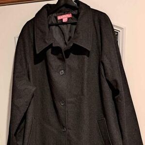 Nice Woman Within Wool Gray 30W Coat